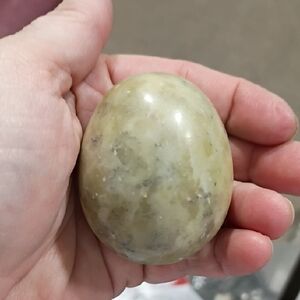 hand Crafted Unakite Polished Stone Egg